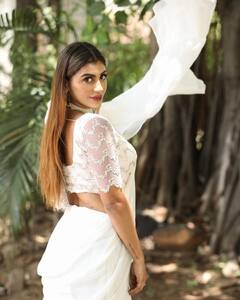 Actress Yashika Aannand : தேவதையை கண்டேன்..தேவதை போல் இருக்கும் நடிகை யாஷிகா ஆனந்த்!