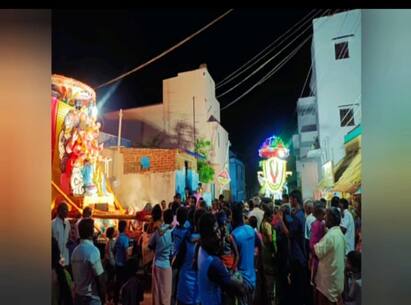 Two people died due to electric shock in Chapparam near Rajapalayam. விநாயகர் சதுர்த்தி விழாவில் மின்சாரம் தாக்கி 2 பேர் பலி -  ராஜபாளையம் அருகே சோகம்
