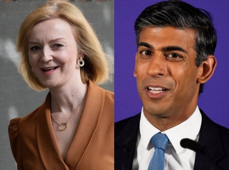 uk pm race voting rishi sunak liz truss in final UK PM Race : ब्रिटनच्या पंतप्रधानपदी ऋषी सुनक की लिझ ट्रस? शेवटच्या टप्प्यातील मतदान पूर्ण, सोमवारी लागणार निकाल
