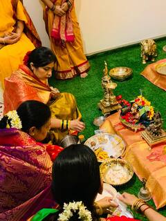 Pune News: पुण्यात सोन्याने मढवलेल्या गौरी; सातपुते कुटुंबीयांची 60 वर्षांची परंपरा