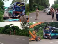 बाराबंकी में नेपाल से गोवा जा रही थी डबल डेकर बस, ट्रक ने मारी जोरदार टक्कर, हादसे में 4 लोगों की मौत