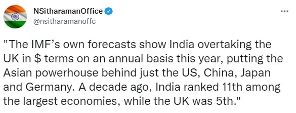 India Surpasses United Kingdom To Become Fifth-Largest Economy In The World: Report