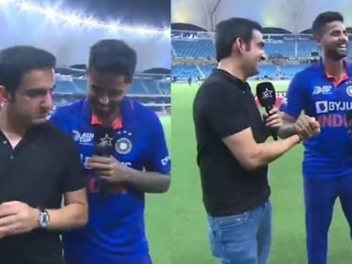 Video: 'कोहली नहीं सूर्यकुमार को नंबर-3 पर बैटिंग करनी चाहिए', गंभीर के बयान पर यादव ने कुछ यूं किया रिएक्ट Suryakumar Yadav should be batting at No. 3, not Virat Kohli, Suryakumar Yadav's reaction on Gautam Gambhir's satement goes viral Video: 'कोहली नहीं सूर्यकुमार को नंबर-3 पर बैटिंग करनी चाहिए', गंभीर के बयान पर यादव ने कुछ यूं किया रिएक्ट