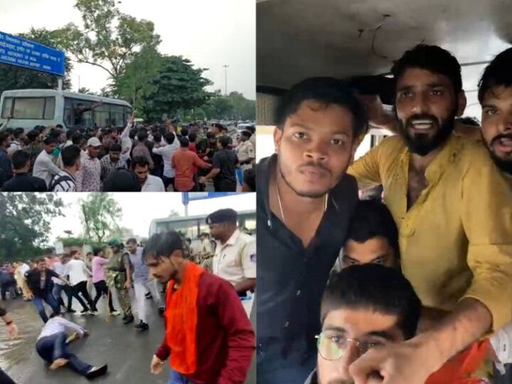 MP News Police Lathicharge on unemployed youths in Indore ann MP News: इंदौर में प्रदर्शन कर रहे बेरोजगार युवाओं पर पुलिस ने किया लाठीचार्ज, सीएम शिवराज से करना चाहते थे मुलाकात