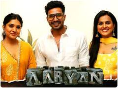 Vishnu Vishal's AARYAN Launch : శ్రద్ధా శ్రీనాథ్, వాణీ భోజన్ నడుమ విష్ణు విశాల్ - క్రైమ్ థ్రిల్లర్ షురూ