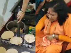 Watch: हरमीरपुर में बाढ़ पीड़ितों के लिए रोटियां सेकतीं केंद्रीय मंत्री का वीडियो वायरल