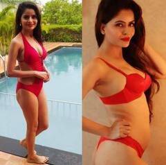 Gehana vasisth : ગેહના વશિષ્ઠનો રેડ ડ્રેસમાં કાતિલ અંલાદ, તસવીરો જોઈ ફેન્સ પણ ચોંક્યા