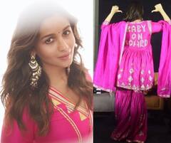 Alia Bhatt : आलिया भट्टचा गुलाबी अंदाज; म्हणतेय, 'बेबी ऑन बोर्ड'