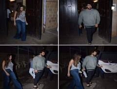Arjun Malaika Photos: અડધી રાત્રે સોનમના ઘરની બહાર કંઈક આ રીતે સાથે જોવા મળ્યા અર્જૂન-મલાઈકા