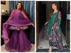 पर्पल शरारा सूट में Anushka Sen लगीं अप्सरा सी खूबसूरत, किलर स्माइल से लूट ली महफिल