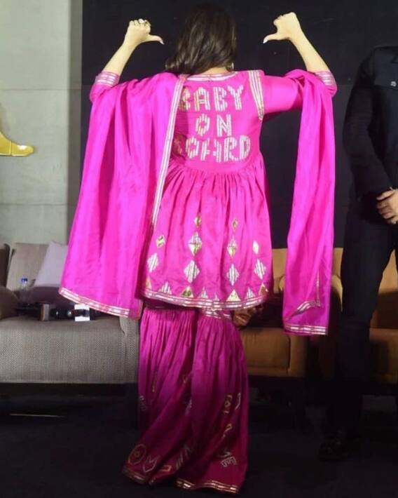 आलिया भट्ट म्हणतेय, 'बेबी ऑन बोर्ड'