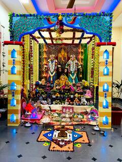 Gauri Aras Competition 2022 : आली आली गौराई आली... राज्यात गौराईंचे उत्साहात स्वागत