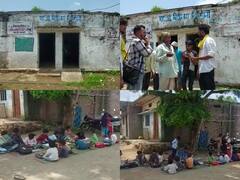 Khargone News: स्कूल का मकान जर्जर, पेड़ के नीचे पढ़ाने को मजबूर हुए आदिवासी बच्चे, DM ने कही ये बात