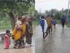 गोंडा: खतरे के निशान से ऊपर बह रही घाघरा नदी, लोगों को सता रहा फसल बर्बाद होने का डर