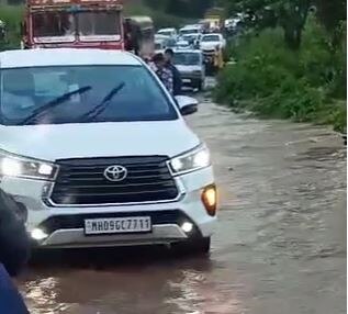 Kolhapur Rain : कोल्हापूर जिल्ह्यातील करवीर तालुक्यात ढगफुटी सदृश्य पाऊस, ओढे नाले ओव्हरफ्लो