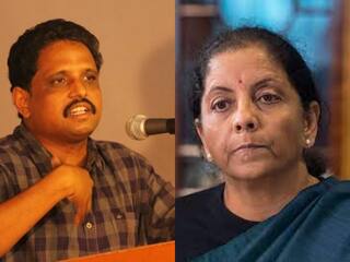 Will Nirmala Sitharaman answer About The Entire Indian Economy is Empty ஒரே ஒரு முட்டை பப்ஸ் தான் மொத்த இந்திய பொருளாதாரமும் காலி - சு.வெங்கடேசன் கேள்வி!