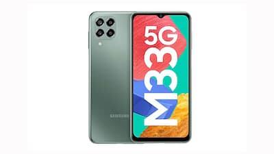 Samsung Galaxy M33 5G का 6GB+128GB वेरिएंट 17,999 रुपये और 8GB+128GB वेरिएंट 19,499 रुपये में उपलब्ध है. इसमें 6.59 इंच की डिस्प्ले दी गई है. डिवाइस के बैक पर चार कैमरा सेंसर्स हैं, जिसमें प्राइमरी लेंस 50MP का है, जिसे एक 5MP के अल्ट्रावाइड ऐंगल लेंस, एक 2MP के डेप्थ सेंसर और 2MP के मैक्रो सेंसर के साथ पेयर किया गया है. साथ ही फोन में 6000mAh बैटरी और 25W फास्ट चार्जिंग दी गई है. इसके अलावा फोन में 5nm Octa-core प्रोसेसर है.