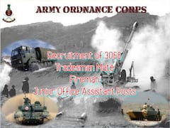 AOC Jobs: ఆర్మీ ఏవోసీ రీజియన్లలో 3068 ఉద్యోగాలు, ఈ అర్హతలుంటే చాలు!