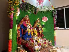 Gauri Aras Competition 2022 : राज्यात गौराईंचे उत्साहात स्वागत, पाहा फोटो