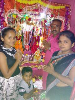 Gauri Aras Competition 2022 : घरोघरी गौराईंचे उत्साहात स्वागत