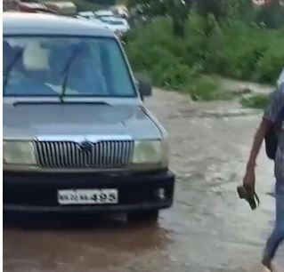 Kolhapur Rain : कोल्हापूर जिल्ह्यातील करवीर तालुक्यात ढगफुटी सदृश्य पाऊस, ओढे नाले ओव्हरफ्लो