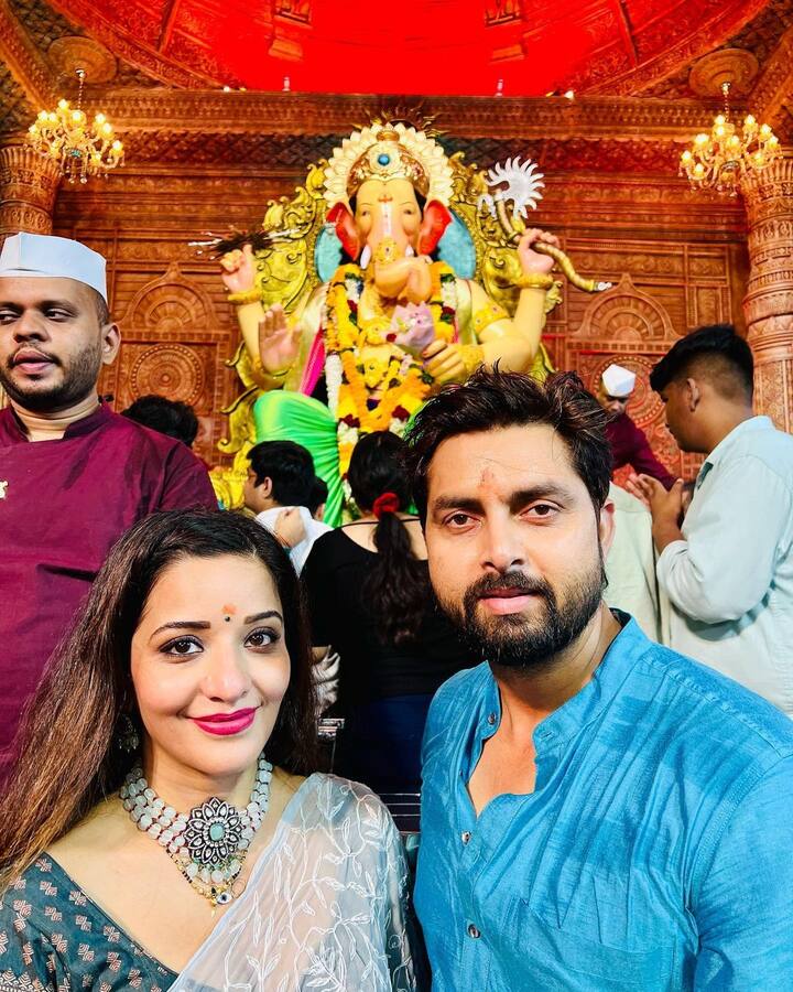 मोनालिसा ने यह भी लिखा, ''कितने खुश हैं बता नहीं सकते हम. सब कुछ अच्‍छा होने वाला है.''