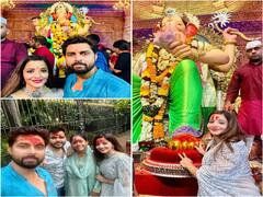 पति के साथ लागबाग के राजा के दर्शन करने पहुंचीं Monalisa, कहा- सब कुछ अच्‍छा होने वाला है