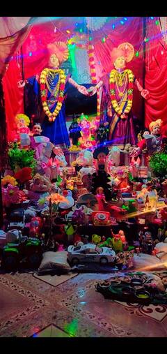 Gauri Aras Competition 2022 : गौराईंचे थाटात आगमन, घरोघरी  उत्साह