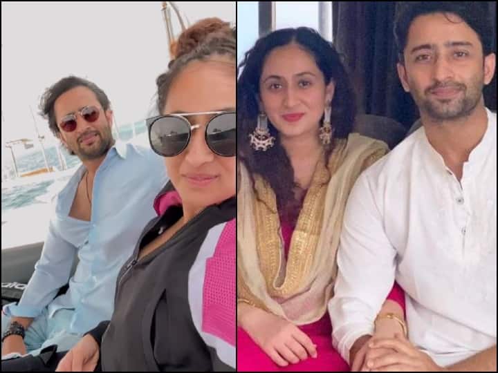 tv actor Shaheer Sheikh Lip lock With Wife Ruchikaa Kapoor video viral यॉट पर पत्नी रुचिका कपूर को प्यार करते दिखे शहीर शेख, Lip Lock का वीडियो आया सामने