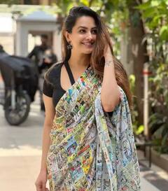 In Pics: ਅਨੋਖੀ ਸਾੜੀ 'ਚ ਅਨੀਤਾ ਹਸਨੰਦਾਨੀ ਆਪਣੀ ਖੂਬਸੂਰਤੀ ਨਾਲ ਪ੍ਰਸ਼ੰਸਕਾਂ ਦੀ ਵਧਾਈ ਧੜਕਣ, ਵੇਖੋ ਤਸਵੀਰਾਂ