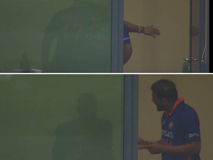 In a viral video on social media, captain Rohit Sharma is seen saying something in the dressing room after wicketkeeper batsman Rishabh Pant was dismissed Video: शॉट सेलेक्शन को लेकर ऋषभ पंत पर भड़के रोहित शर्मा, ड्रेसिंग में जमकर लगाई फटकार; वीडियो वायरल