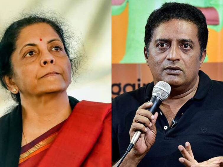 This Arrogance is not accepted Actor PrakashRaj Reply to Nirmala Sitharaman Prakash Raj : நீங்கள் ஒன்றும் தானம் செய்யவில்லை; மத்திய அமைச்சர் நிர்மலா சீதாராமனை சாடிய பிரகாஷ்ராஜ்