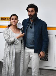 Brahmastra को प्रमोट कर हैदराबाद से मुंबई लौटे Ranbir Kapoor, बेबी बंप फ्लॉन्ट करती नजर आईं Alia Bhatt