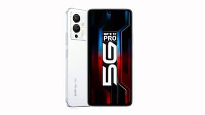 Infinix Note 12 Pro 5G के 8GB RAM + 128GB स्टोरेज वेरिएंट की कीमत 17,999 रुपये है. फोन में दो Snowfall White और Force Black कलर ऑप्शन दिए गए हैं. इसमें 6.7 इंच की FHD+ AMOLED डिस्प्ले दी गई है. यह स्मार्टफोन MediaTek Dimensity 810 5G प्रोसेसर से लैस है, जिसके साथ 8GB LPDDR4X RAM और 128GB की इंटरनल स्टोरेज मिलती है. फोन में प्राइमरी कैमरा 108MP, 5,000mAh की बैटरी और 33W फास्ट चार्जिंग सपोर्ट मिलता है.