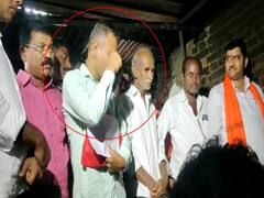 Beed: आमच्या भविष्याचं काय? तरुण शेतकरी विरोधी पक्षनेत्यासमोर ढसाढसा रडला