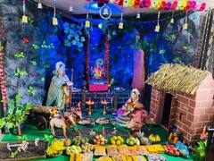 Gauri Aras Competition 2022 : गौरीचं विविध रूप, पाहा फोटो