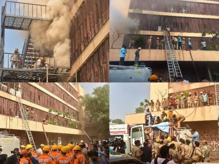 Lucknow Hotel Fire: ਉੱਤਰ ਪ੍ਰਦੇਸ਼ ਦੀ ਰਾਜਧਾਨੀ ਲਖਨਊ ਦੇ ਹਜ਼ਰਤਗੰਜ ਦੇ ਹੋਟਲ ਲੋਵਾਨਾ ਵਿੱਚ ਸੋਮਵਾਰ ਨੂੰ ਭਿਆਨਕ ਅੱਗ ਲੱਗ ਗਈ। ਅੱਗ ਦੀ ਸੂਚਨਾ ਮਿਲਦੇ ਹੀ ਪੂਰੇ ਇਲਾਕੇ ਵਿੱਚ ਭਾਜੜ ਮਚ ਗਈ।