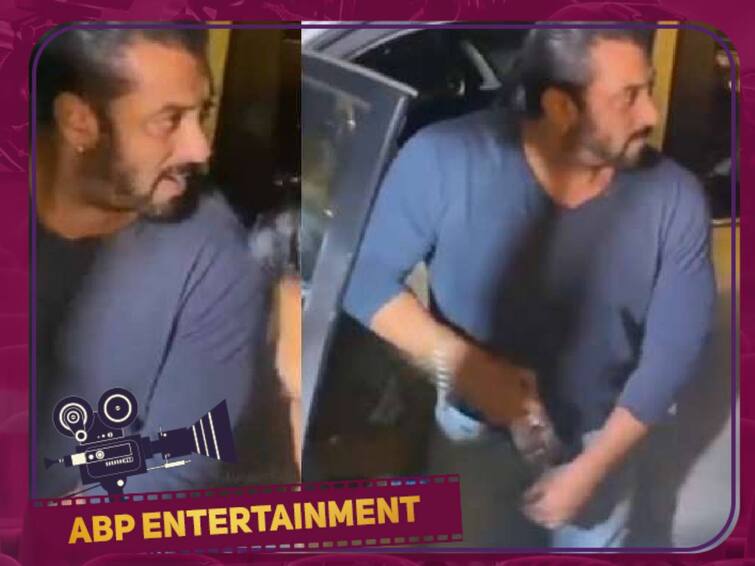 Salman Khan confuses fans as he arrives at party with glass in hand Salman Khan: பிறந்தநாள் பார்ட்டிக்கு கிளாஸ் உடன் வந்த சல்மான் கான்... உள்ளே என்ன இருந்தது தெரியுமா?