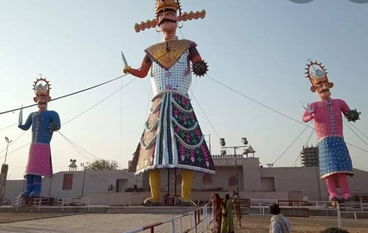 Rajasthan Ravana, Kumbhkaran and Meghnath will be made small at time of Dussehra in Kota ANN Kota News: महंगाई के चलते रावण, कुम्भकरण और मेघनाथ के पुतले हाइट की गई छोटी, अब होगी इतने फीट