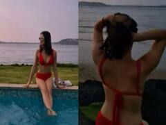 Pics: રેડ બિકીનીમાં પૂલમાં મસ્તી કરતી દેખાઇ Radhika Madan, ટૉન્ડ ફિગર જોઇને ફેન્સ પણ કરી રહ્યાં છે કૉમેન્ટ્સ