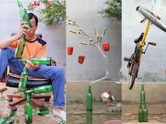 Weird: ਸਿੱਧਾ ਵਿਗਿਆਨ ਨੂੰ ਚੈਲੰਜ ਕਰ ਰਿਹਾ ਹੈ ਇਹ ਵਿਅਕਤੀ, ਕਿਤੇ ਵੀ ਕੁਝ ਵੀ ਰੱਖ ਕੇ ਬਣਾ ਲੈਂਦਾ ਹੈ ਸੰਤੁਲਨ!