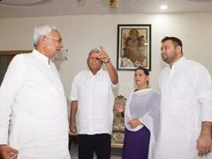 दिल्ली जाने से पहले लालू यादव से मिले नीतीश कुमार, बाहर आकर CM ने बताया क्या हुई बातचीत