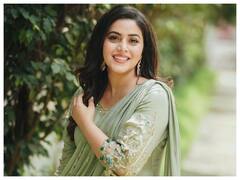 Poorna Photos: గ్రీన్ కలర్ చుడీదార్ లో పూర్ణ - ఓ లుక్కేయండి!