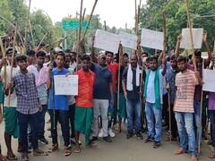 दुमका में बच्चियों के साथ हुई हैवानियत के खिलाफ लोगों में आक्रोश, BJP बोली 'ये आम लोगों की आग है'