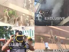 Levana Hotel Fire: लखनऊ के लेवाना होटल में लगी भीषण आग, दो की मौत, रेस्क्यू कर रस्सी के सहारे निकाले गए झुलसे लोग, देखें तस्वीरें