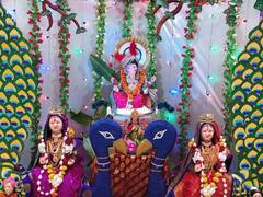 Gauri Aras Competition 2022 : गौरीचं विविध रूप, पाहा फोटो