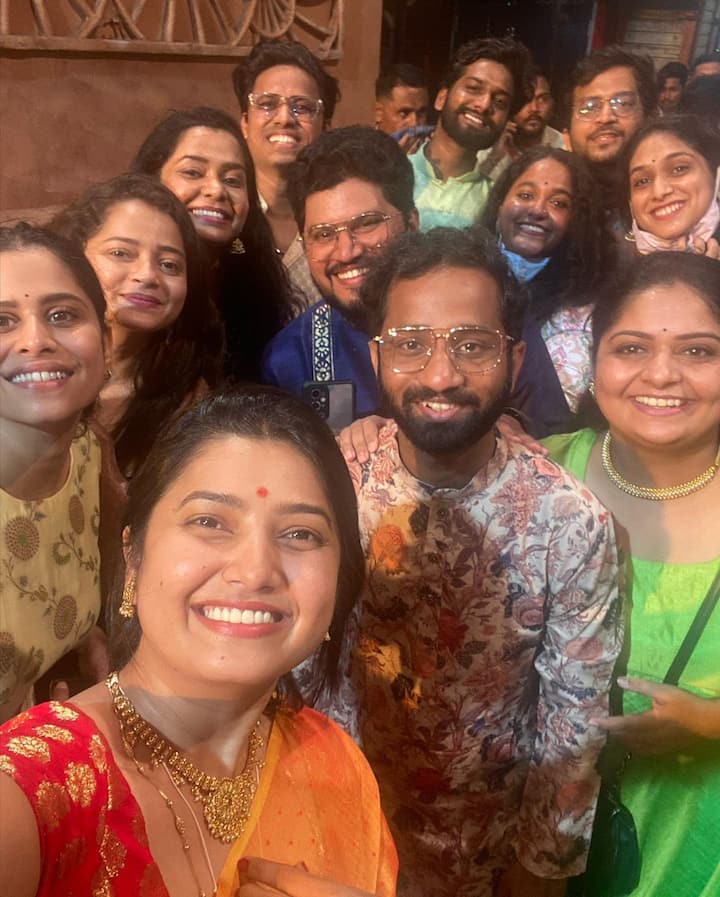 प्राजक्तानं हे खास फोटो सोशल मीडियावर शेअर केले आहेत. (Prajaktta Mali/instagram)