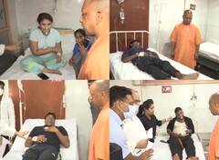 Levana Hotel Fire: सीएम योगी आदित्यनाथ ने सिविल अस्पताल में की घायलों से मुलाकात, उनका हालचाल जाना, देखिए तस्वीरें