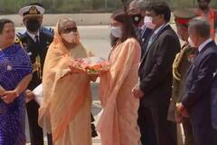 New Delhi: દિલ્હી પહોંચ્યા બાંગ્લાદેશના વડાપ્રધાન શેખ હસીના, એરપોર્ટ પર કરાયુ ભવ્ય સ્વાગત