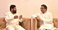 Raj Thackeray : राज ठाकरे 'वर्षा'वर, मुख्यमंत्री शिंदेंच्या घरी घेतलं बाप्पाचे दर्शन
